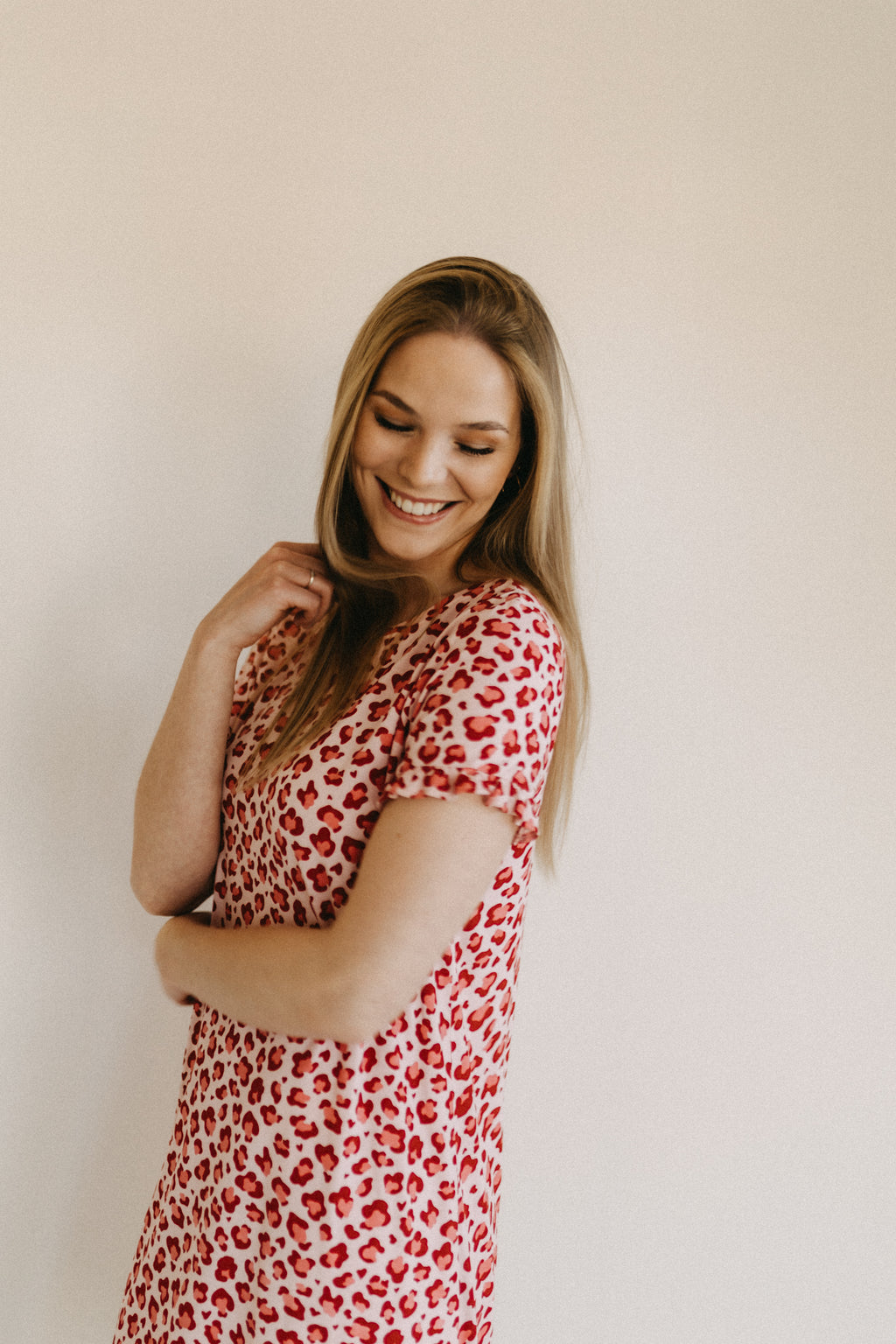 Nightdress im Animalprintdesign