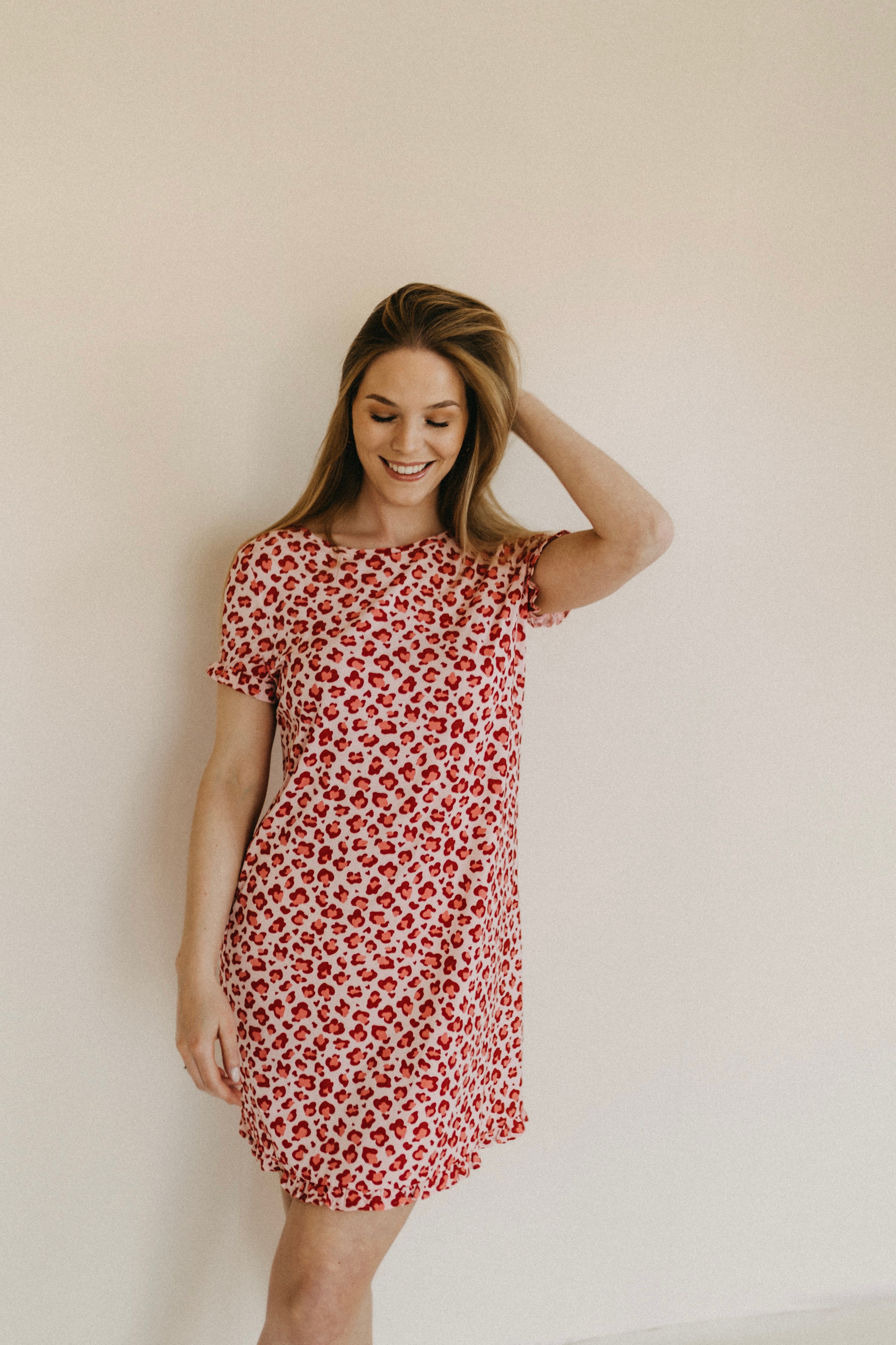 Nightdress im Animalprintdesign