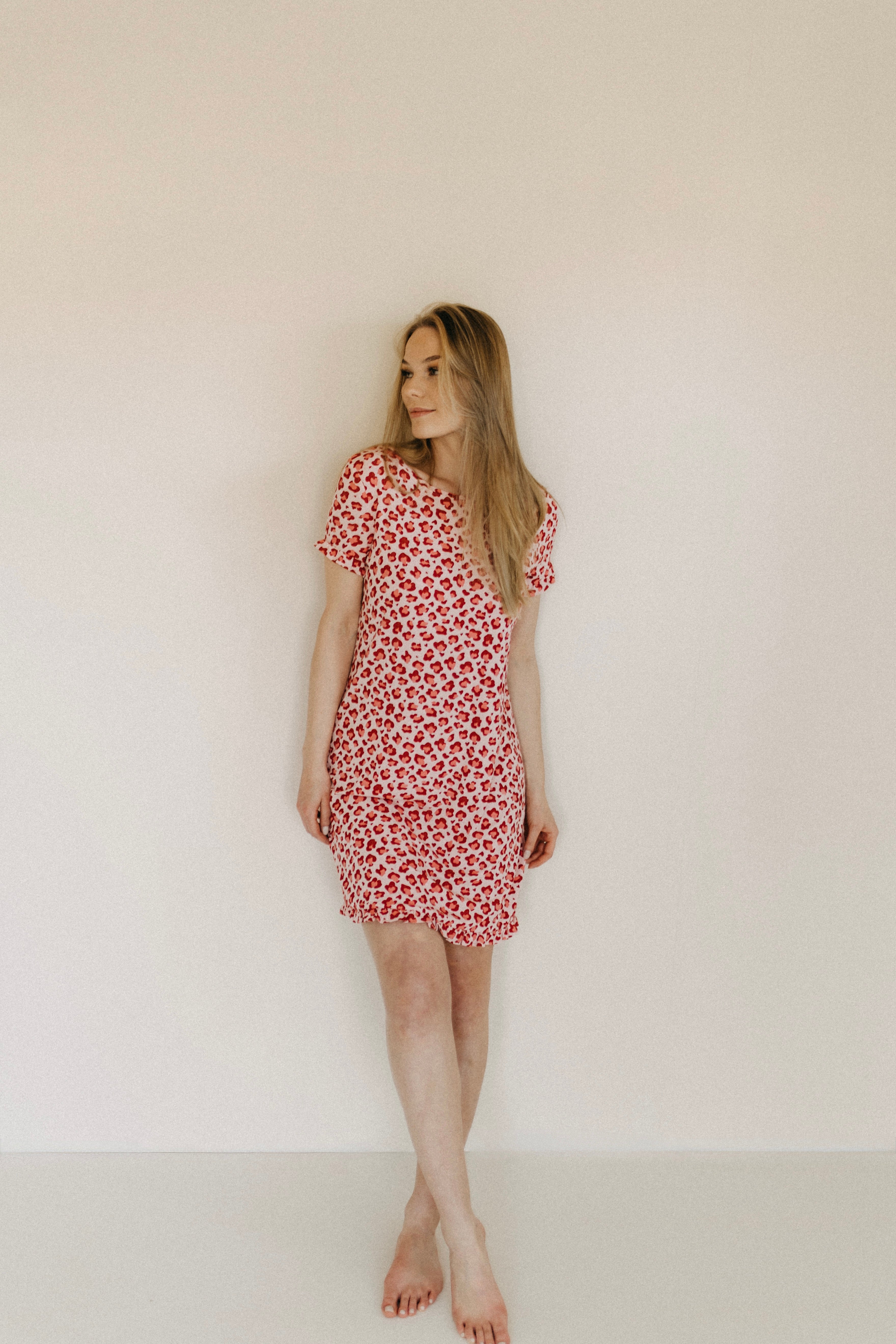 Nightdress im Animalprintdesign
